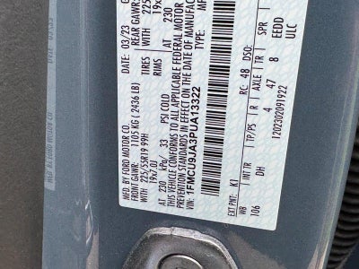 2023 Ford Escape Platinum