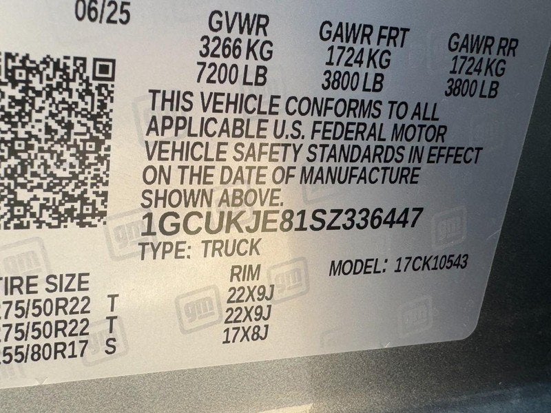 2025 Chevrolet Silverado 1500 High Country