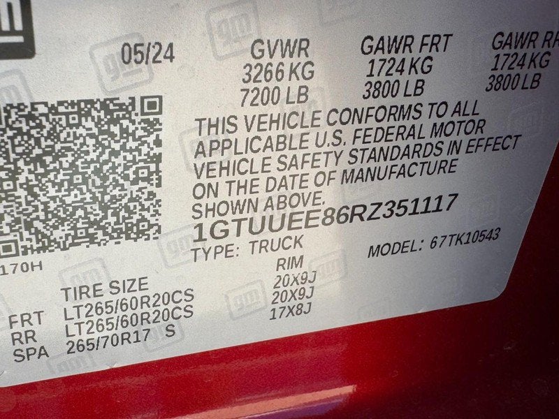 2024 GMC Sierra 1500 AT4