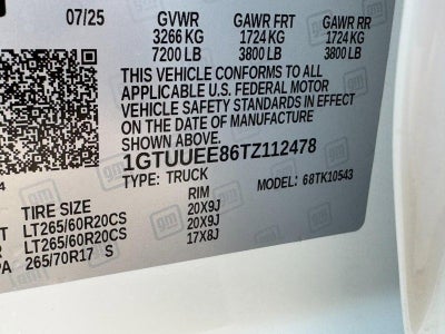 2026 GMC Sierra 1500 AT4