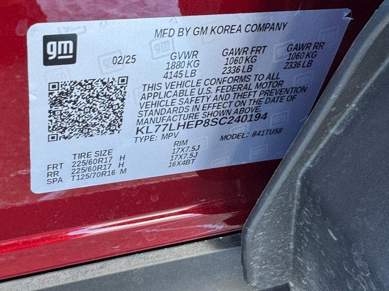 2025 Chevrolet Trax LT