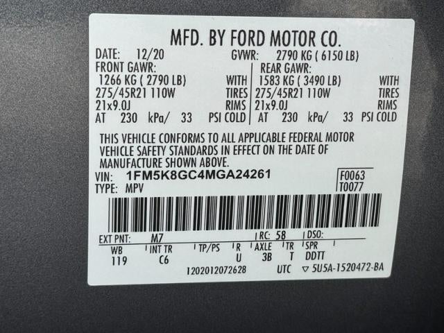 2021 Ford Explorer ST 4WD