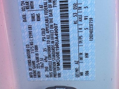 2024 Ford Escape PHEV FWD