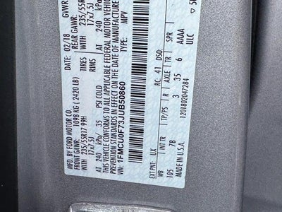 2018 Ford Escape S FWD