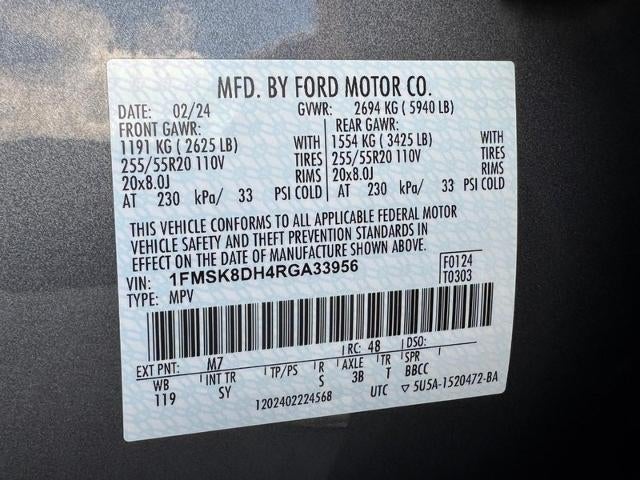 2024 Ford Explorer XLT 4WD