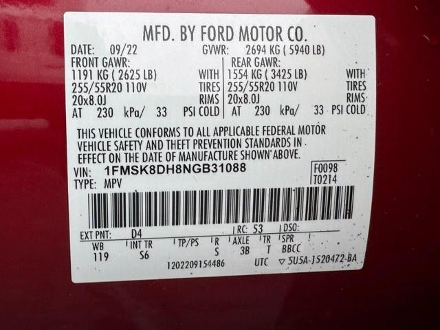 2022 Ford Explorer XLT 4WD