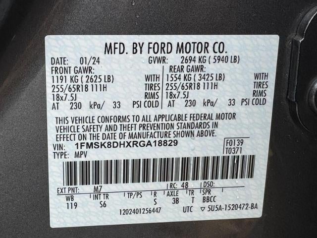 2024 Ford Explorer XLT 4WD