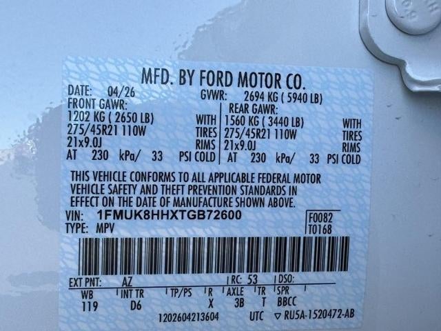 2026 Ford Explorer Platinum 4WD