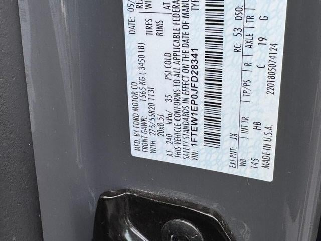 2018 Ford F-150 LARIAT 4WD SuperCrew 5.Box