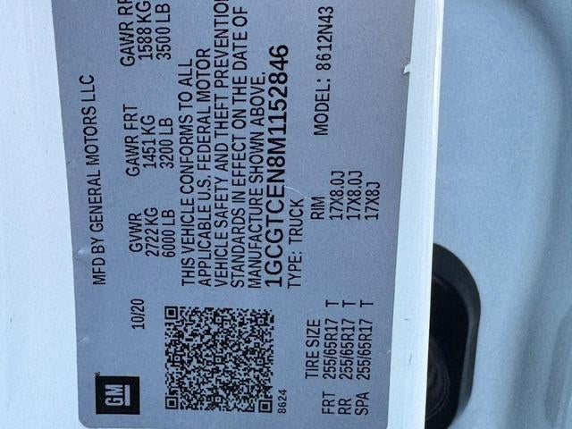 2021 Chevrolet Colorado 4WD Crew Cab LT