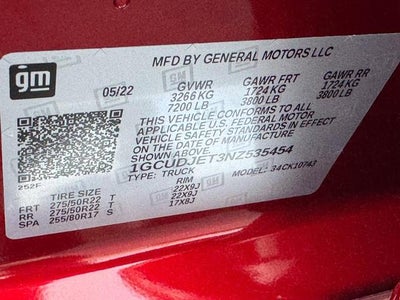 2022 Chevrolet Silverado 1500 4WD Crew Cab High Country