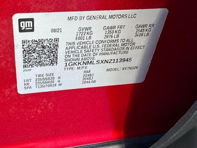 2022 GMC Acadia FWD 4dr SLT