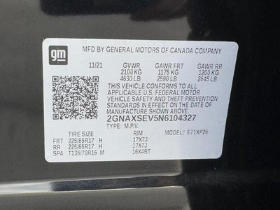 2022 Chevrolet Equinox AWD 4dr LS w/1LS