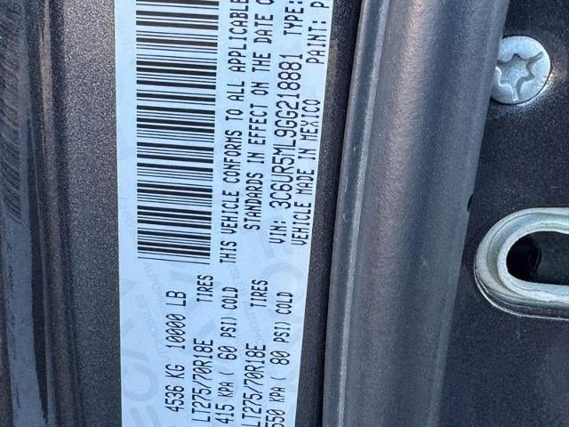 2016 RAM 2500 4WD Mega Cab 160.Big Horn