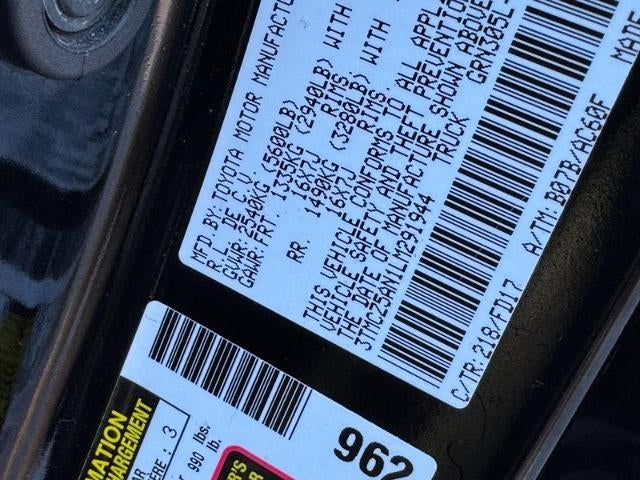 2020 Toyota Tacoma 4WD TRD Sport Double Cab Bed V6 AT (Natl)