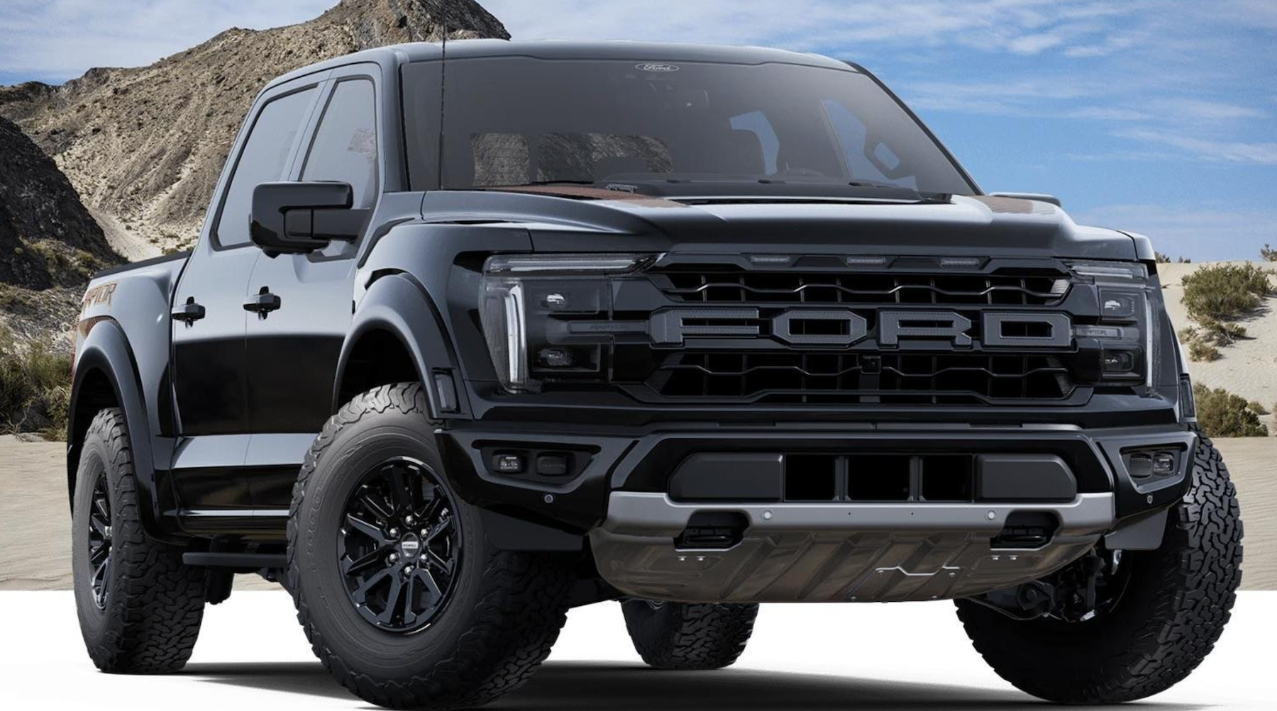 Black 2025 Ford F-150