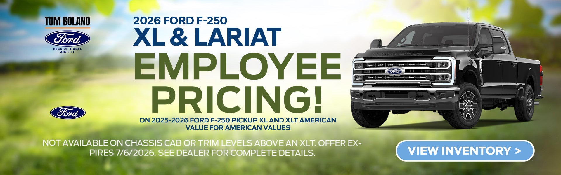 2026 Ford F-250 Offer!